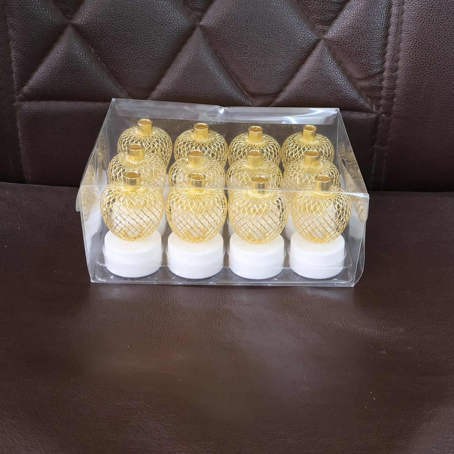 Decorative Apple Shape LED Tealight Candles (12 Pc) Decorative Apple Shape LED Tealight Candles (12 Pc)